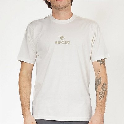 Camiseta Rip Curl Icon SM26 Masculina Bone