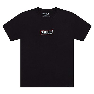 Camiseta Hurley Barong SM26 Masculina Preto