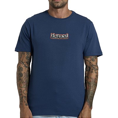 Camiseta Hurley Barong SM26 Masculina Marinho