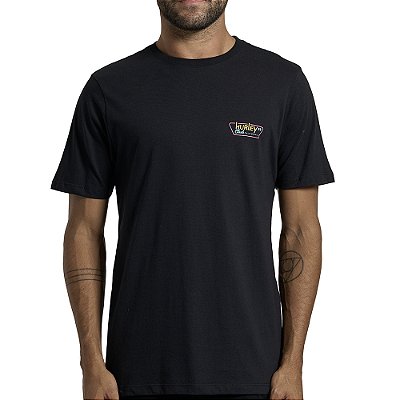 Camiseta Hurley All Night SM26 Masculina Preto