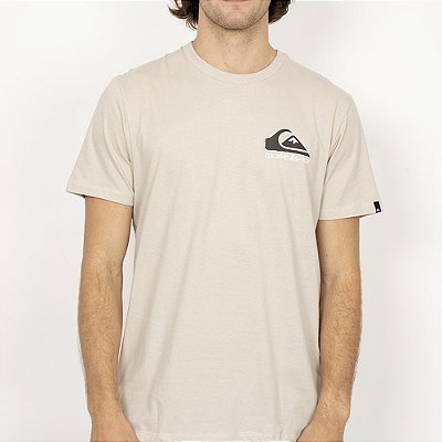 Camiseta Quiksilver Omni Logo SM26 Masculina Areia