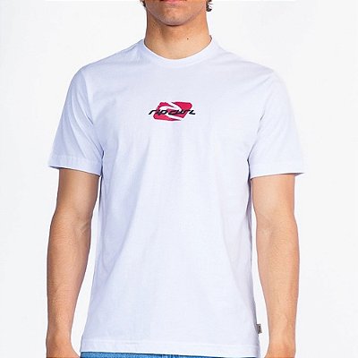 Camiseta Rip Curl Front Splat SM26 Masculina White