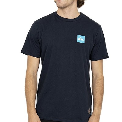Camiseta Quiksilver Emb Square SM26 Masculina Marinho