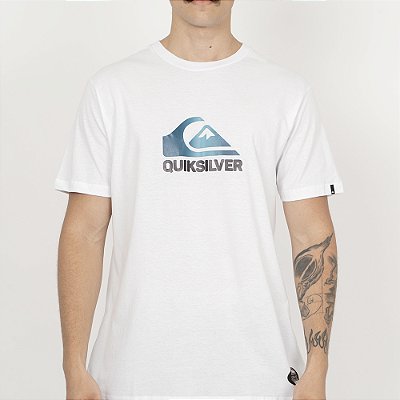 Camiseta Quiksilver Soft Hologram SM26 Masculina Branco