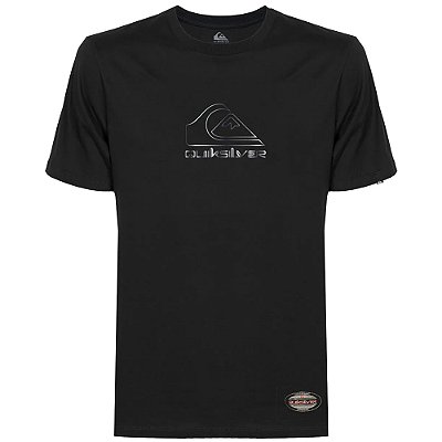 Camiseta Quiksilver Omni Chrome Line SM26 Masculina Preto
