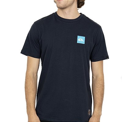 Camiseta Quiksilver Emb Square PS SM26 Masculina Marinho