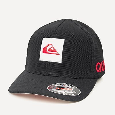 Boné Quiksilver Aba Curva Emb Square SM26 Preto