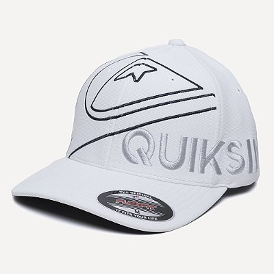 Boné Quiksilver Aba Curva Emb Side Omni SM26 Branco