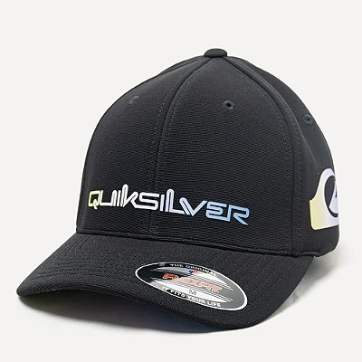 Boné Quiksilver Aba Curva Gradient Type Holmes SM26 Preto