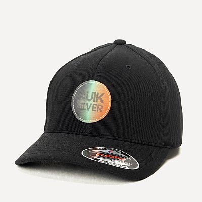 Boné Quiksilver Aba Curva Hologram Omni Logo SM26 Preto