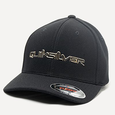 Boné Quiksilver Aba Curva Outline Omni SM26 Preto