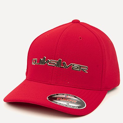 Boné Quiksilver Aba Curva Outline Omni SM26 Red