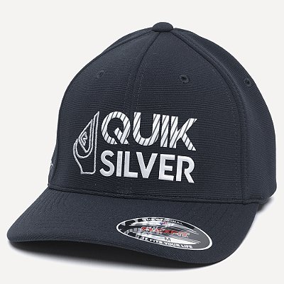 Boné Quiksilver Aba Curva Silver Transfer Emb SM26 Navy