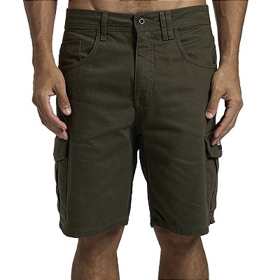 Bermuda Hurley Sarja Cargo SM26 Masculina Militar