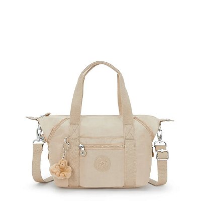 Bolsa Kipling Art Mini Sparkled Beige