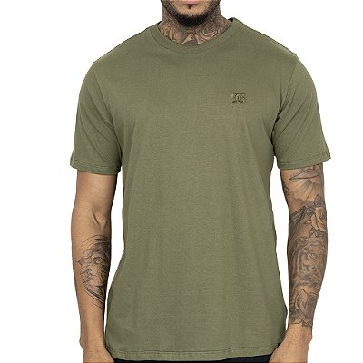 Camiseta DC Shoes Embroidery SM26 Masculina Verde