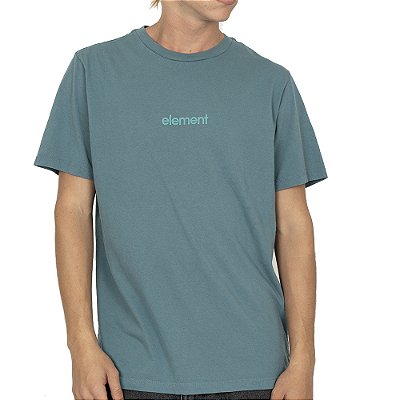 Camiseta Element Simple Logo SM26 Masculina Petróleo