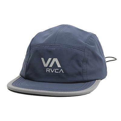 Boné RVCA Aba Reta Camp 5 Panels SM26 Azul Escuro