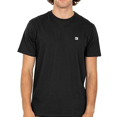 Camiseta Quiksilver Transfer Square SM26 Masculina Preto