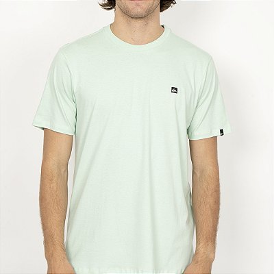 Camiseta Quiksilver Transfer Square SM26 Verde Claro