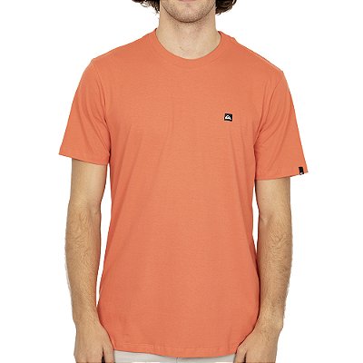 Camiseta Quiksilver Transfer Square SM26 Vermelho Claro