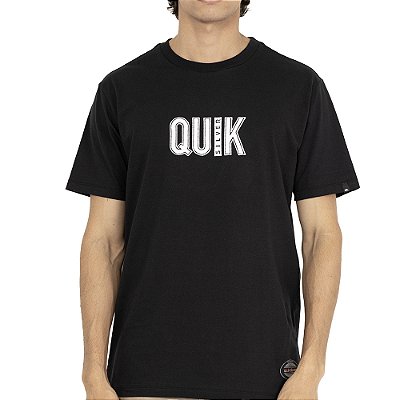 Camiseta Quiksilver Outdoor SM26 Masculina Preto