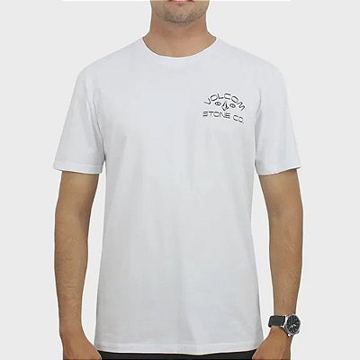 Camiseta Volcom Always SM26 Masculina Branco