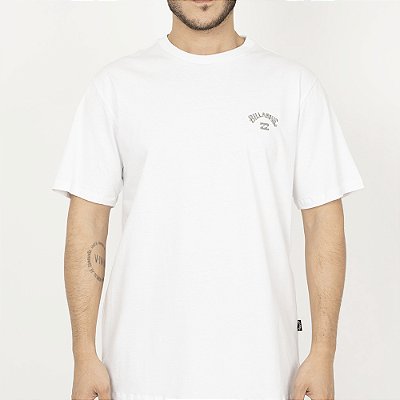 Camiseta Billabong Small Arch SM26 Masculina Branco