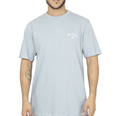 Camiseta Billabong Small Arch SM26 Masculina Azul Claro