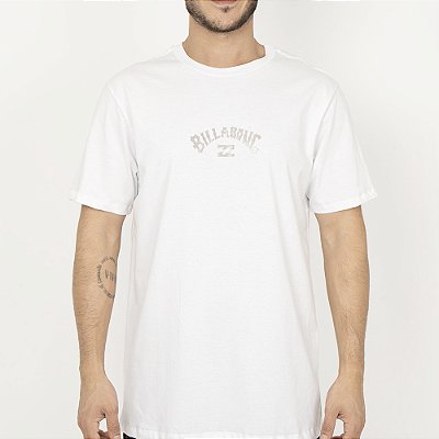 Camiseta Billabong Mid Arch SM26 Masculina Branco