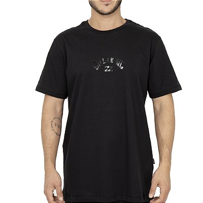 Camiseta Billabong Mid Arch SM26 Masculina Preto