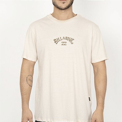 Camiseta Billabong Mid Arch SM26 Masculina Areia