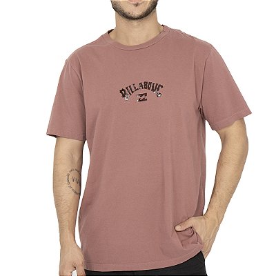 Camiseta Billabong Mid Arch SM26 Masculina Vinho