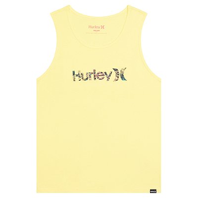 Regata Hurley O&O Floral SM26 Masculina Amarelo