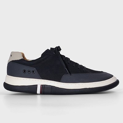 Tênis Osklen Hybrid Laces Nobuck Preto/Preto/Eucalipto