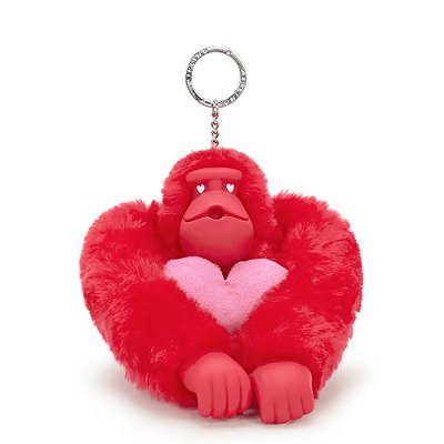 Chaveiro Kipling Valentine Monkey XL Red Valentine M