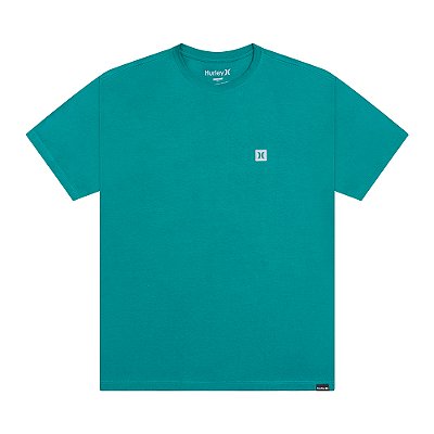 Camiseta Hurley Mini Icon II SM26 Masculina Petróleo