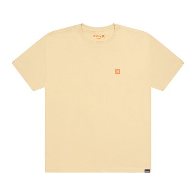 Camiseta Hurley Mini Icon II SM26 Masculina Bege