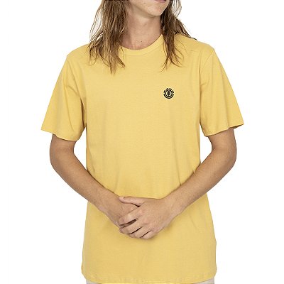 Camiseta Element Basic Crew SM26 Masculina Mostarda