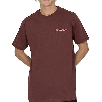 Camiseta Element Blazin Chest SM26 Masculina Vinho