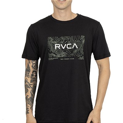 Camiseta RVCA Topo SM26 Masculina Preto