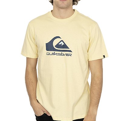 Camiseta Quiksilver Full Logo SM26 Masculina Amarelo