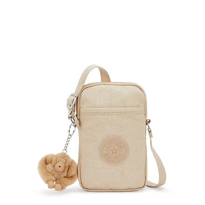 Bolsa Kipling Tally Sparkled Beige