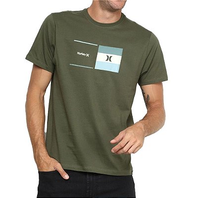 Camiseta Hurley Silk Breaking Point Verde