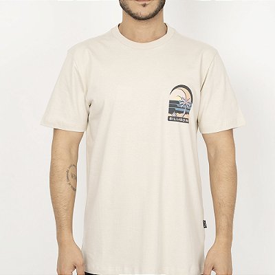 Camiseta Billabong Portal I SM26 Masculina Bege