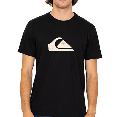 Camiseta Quiksilver Comp Logo SM26 Masculina Preto