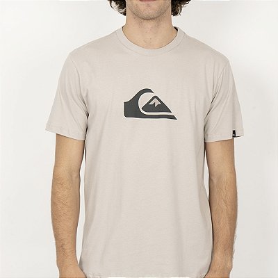 Camiseta Quiksilver Comp Logo SM26 Masculina Areia