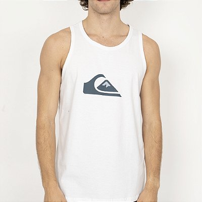 Regata Quiksilver Comp Logo SM26 Masculina Branco