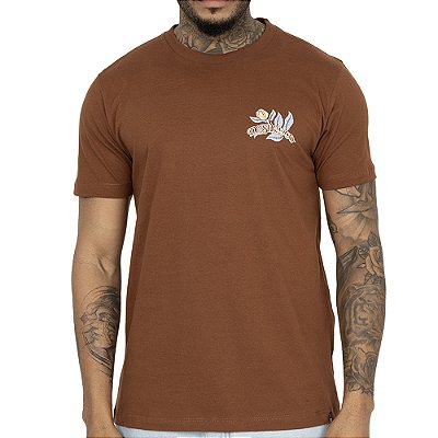 Camiseta DC Shoes Outgrown SM26 Masculina Marrom