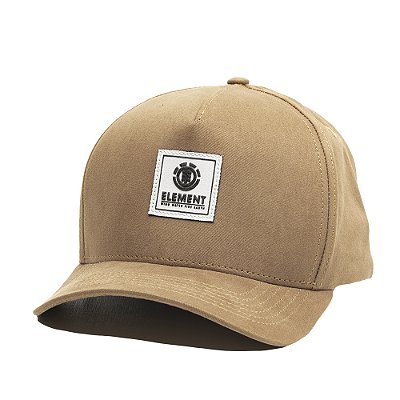 Boné Element Aba Curva Logo Classic SM26 Caqui Escuro
